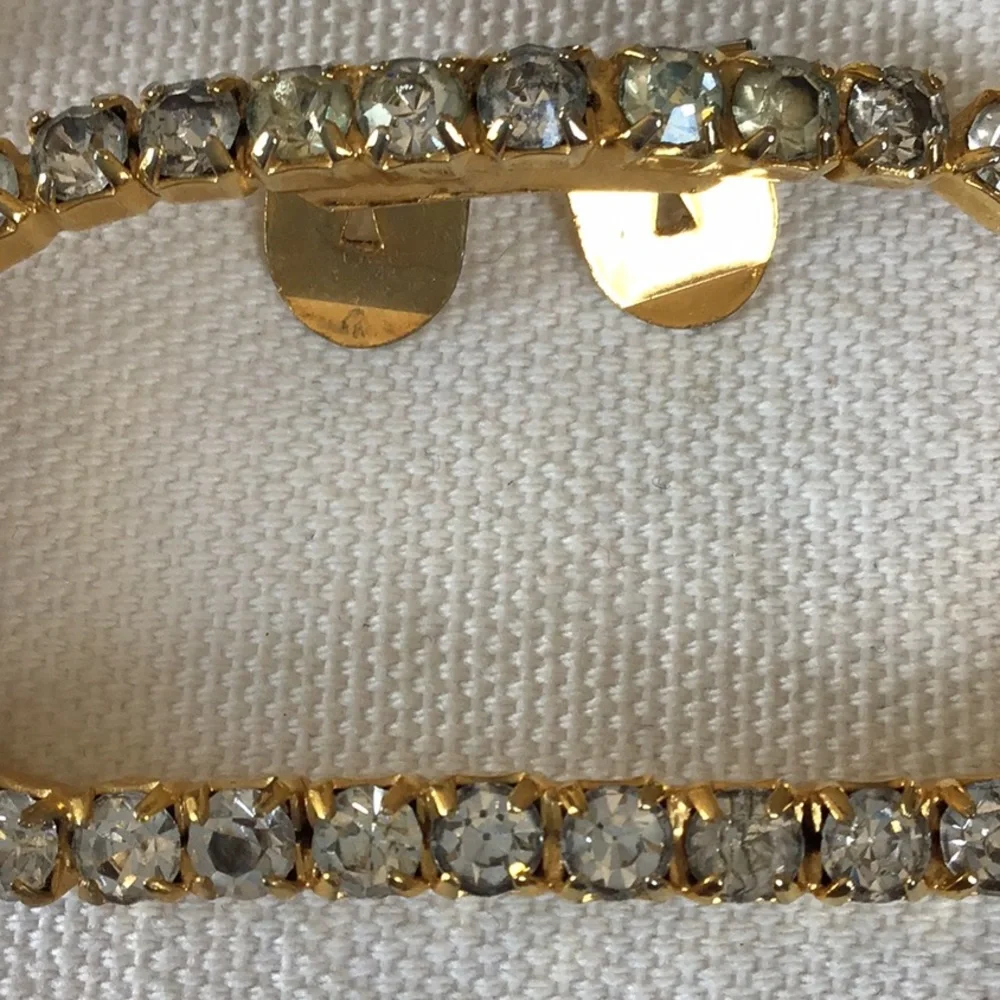 Vintage Rhinestone Shoe Clips - Picture 3 of 4